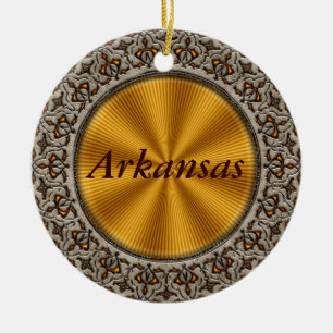 Arkansas Keramik Ornament