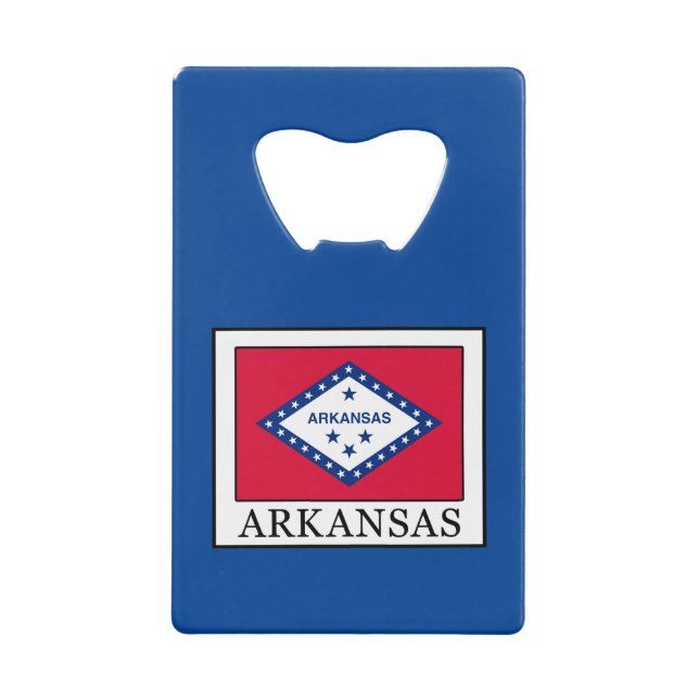 Arkansas Kreditkarten Flaschenöffner (Vorderseite)