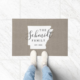 Arkansas Monogram Staat Doormat Fußmatte