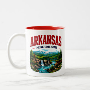 Arkansas Naturschönheit Abenteuer Zweifarbige Tasse