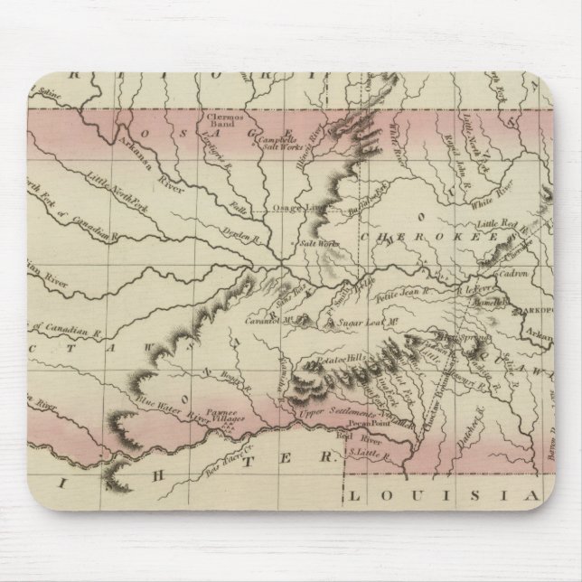 Arkansas, Oklahoma Mousepad (Vorne)