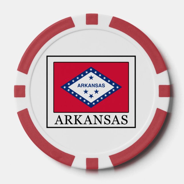 Arkansas Pokerchips (Vorderseite)