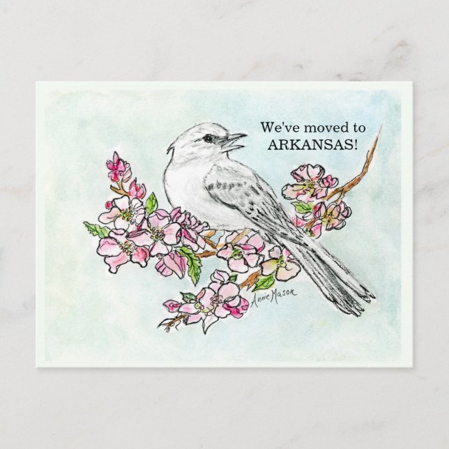 Arkansas Postkarte (Vorderseite)