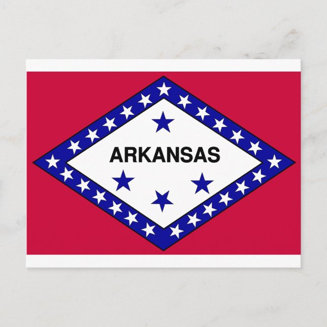 Arkansas Postkarte (Vorderseite)
