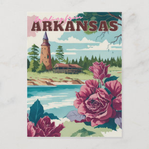 Arkansas Postkarte