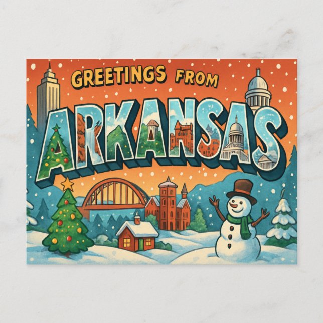 ARKANSAS-Postkarte Postkarte (Vorderseite)