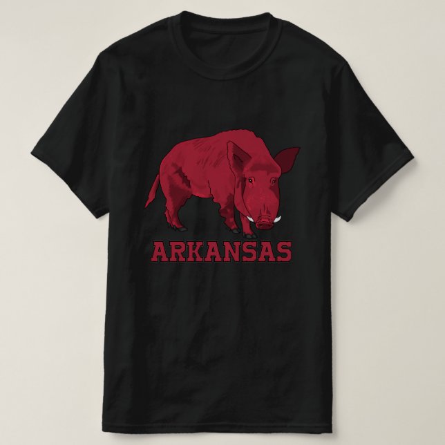 Arkansas Razorback T - Shirt (Design vorne)