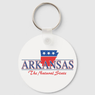 Arkansas Red White & Blue Schlüsselanhänger