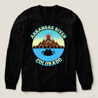 Arkansas River Colorado Abenteuer Vector T-Shirt Tri-Blend Shirt