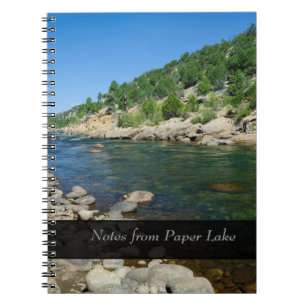 Arkansas River Personalisiertes Notebook in Colora Notizblock