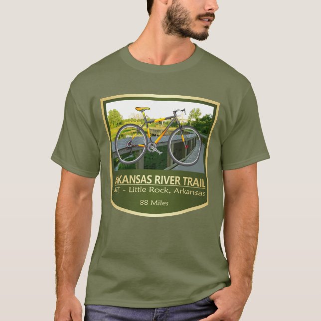 Arkansas River Trail (bike2) T-Shirt (Vorderseite)