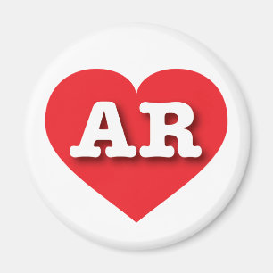Arkansas Rotes Herz - I Liebe AR Magnet