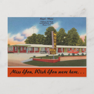 Arkansas, Royal Motel Postkarte