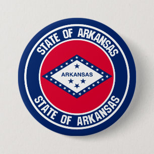 Arkansas RundEmblem Button