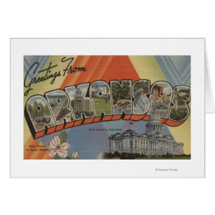 Arkansas (Staat-Hauptstadt) - Große Buchstabenszen