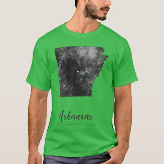 Arkansas Staat Karte Silhouette Arkansas T-Shirt