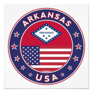 Arkansas, Staaten der USA Fotodruck