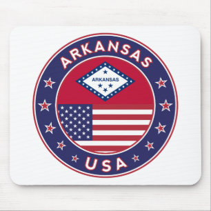 Arkansas, Staaten der USA Mousepad