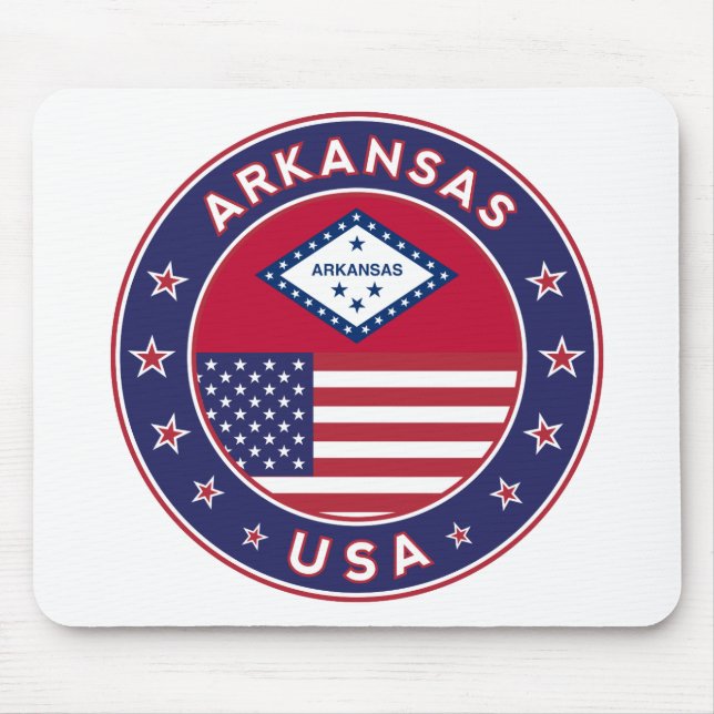 Arkansas, Staaten der USA Mousepad (Vorne)
