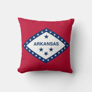 Arkansas Staatsflagge Amerikanische MoJo Pillow Kissen