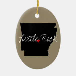 Arkansas-Stadt Keramikornament