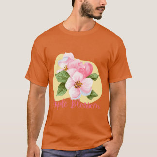 Arkansas State Apfelblüten-Blumen-Aquarell-Sti T-Shirt