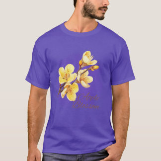 Arkansas State Apfelblüten-Blumen-Aquarell-Sti T-Shirt
