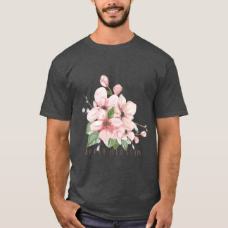 Arkansas State Apfelblüten-Blumen-Aquarell-Sti T-Shirt