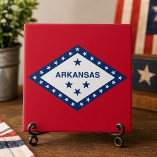Arkansas State Flag Fliese