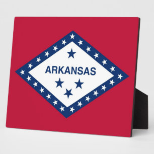 Arkansas State Flag Plaque Fotoplatte
