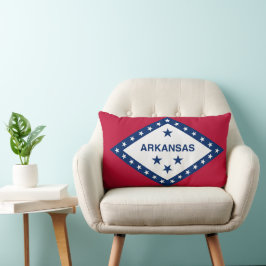 Arkansas State Flag Print Patriotic Lendenkissen