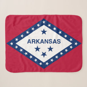 Arkansas State Flag Print Patriotic Sherpadecke