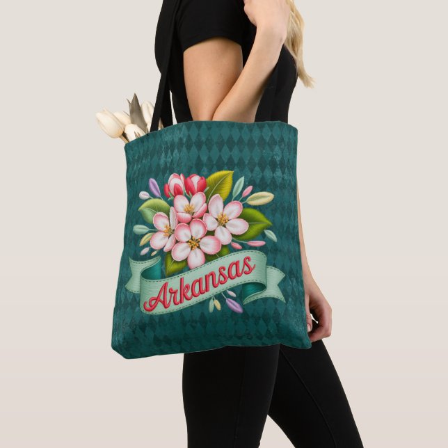 Arkansas State Flowers Emblem (Von Nahem)