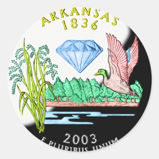 Arkansas Sticker (Vorderseite)