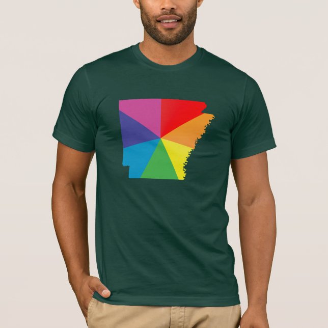 arkansas stolz. angled. T-Shirt (Vorderseite)