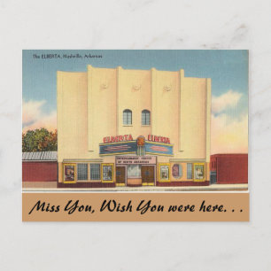 Arkansas, The Elberta Theater Postkarte