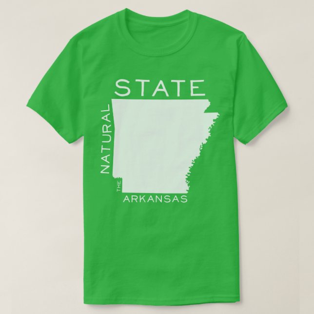 Arkansas The Natural Staat TShirt (Design vorne)