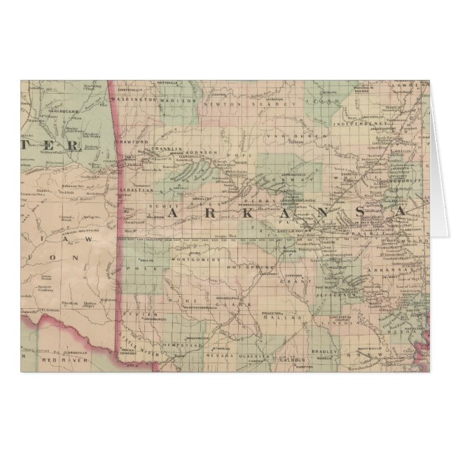 Arkansas und Teil des indischen Hoheitsgebiets (Vorderseite (Horizontal))
