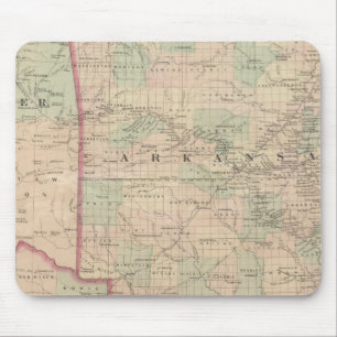 Arkansas und Teil des indischen Hoheitsgebiets Mousepad