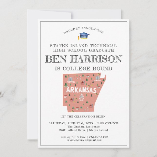 Arkansas | Uni Bound Graduation Party (Vorderseite)