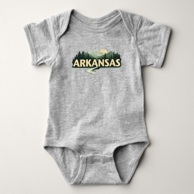 Arkansas USA Baby Strampler (Vorderseite)