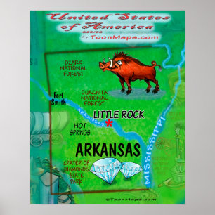 Arkansas USA Poster