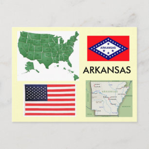 Arkansas, USA Postkarte