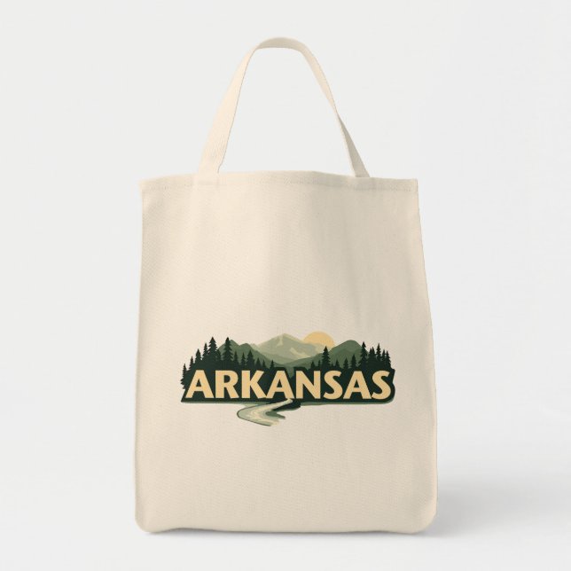 Arkansas USA Tragetasche (Vorne)