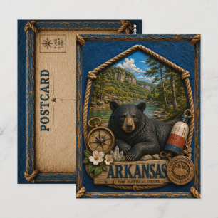 Arkansas Vintage Reise Postkarte