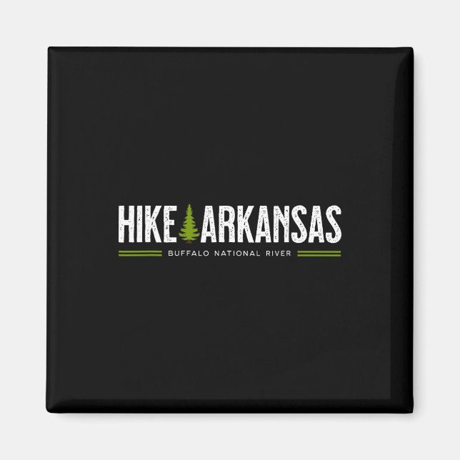 Arkansas Wanderung Buffalo National River Baum Ret Magnet (Vorne)