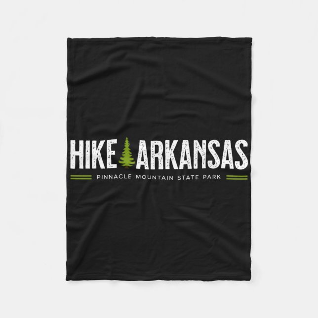 Arkansas Wanderung Pinnacle Mountain State Park Re Fleecedecke (Vorderseite)