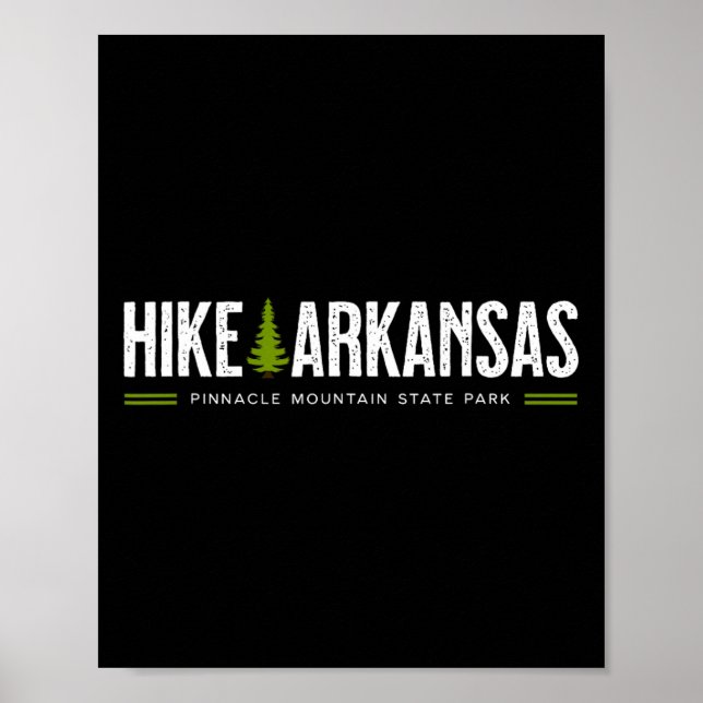 Arkansas Wanderung Pinnacle Mountain State Park Re Poster (Vorne)