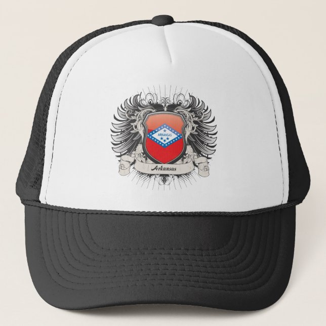 Arkansas-Wappen Truckerkappe (Vorderseite)