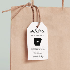 Arkansas Wedding Willkommen Geschenkanhänger